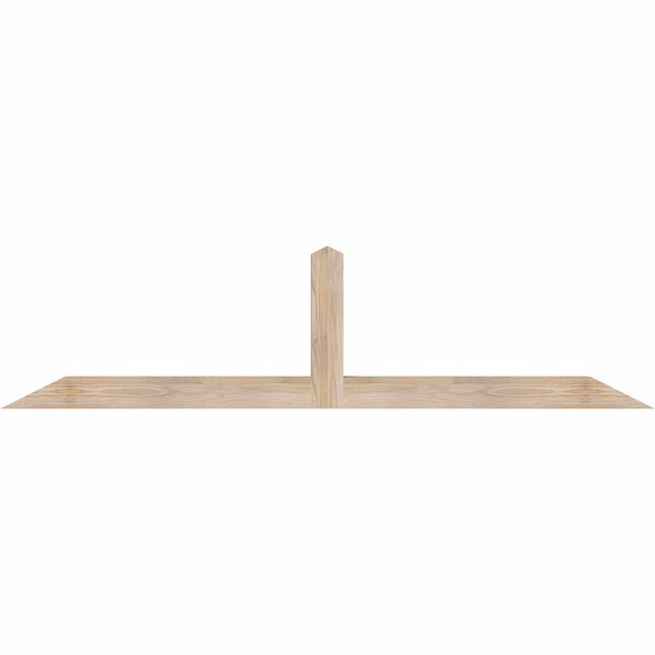 Ekena Millwork Portland Smooth Timber Gable Bracket, Douglas Fir, 72"W x 18"H x 3 1/2"D x 3 1/2"F, 6/12 Pitch GBW072X18X0404POR00SDF - main